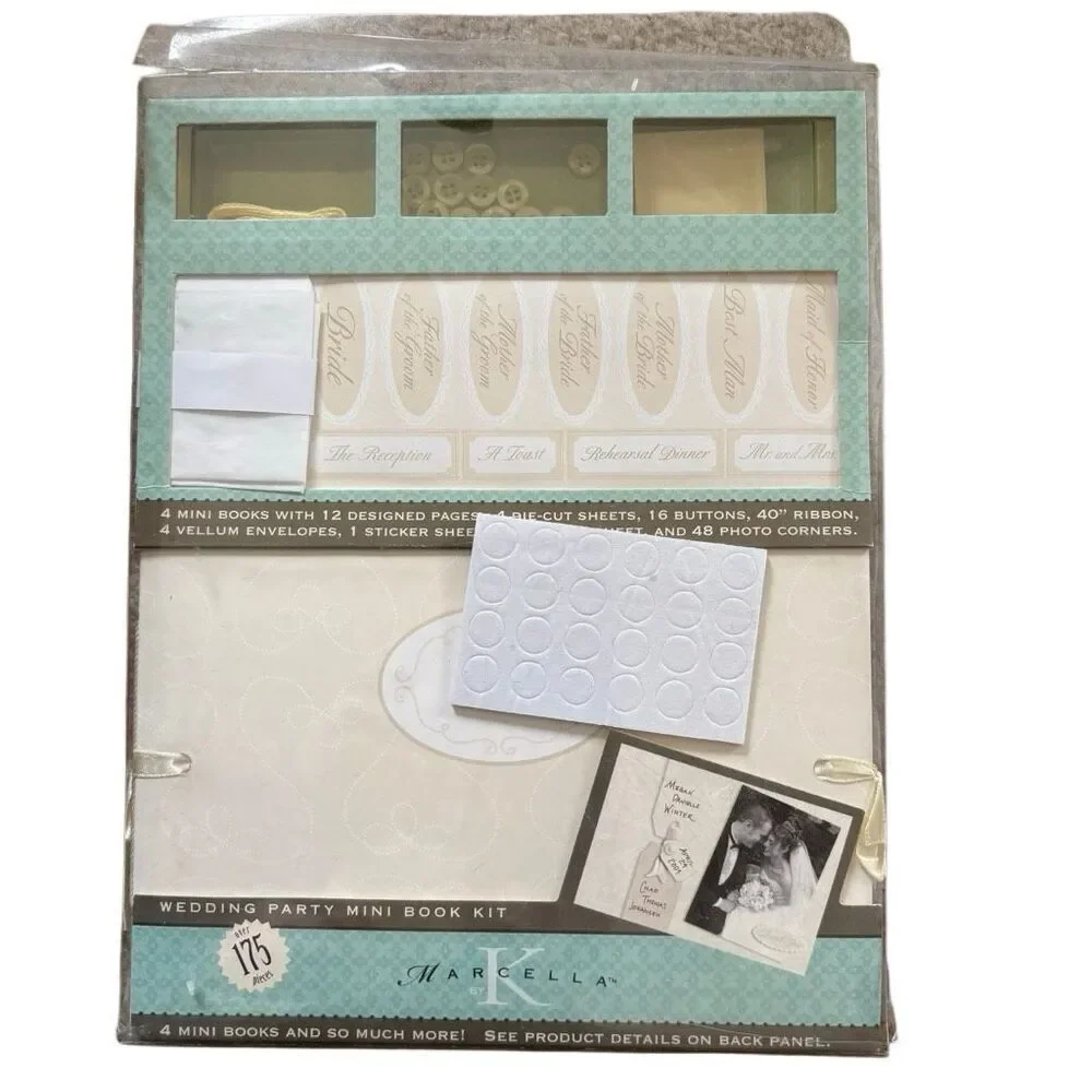 Marcella K Wedding Party Mini Book Kit *New*